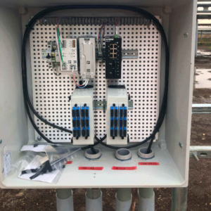 SCADA Cabinet with Slimline Two Plate Splice Panels